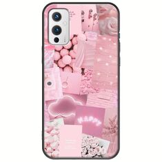 Aesthetic Pink OnePlus 9 Black TPU (Μαύρη Σιλικόνη)