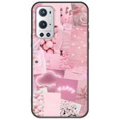 Aesthetic Pink OnePlus 9 Pro Black TPU (Μαύρη Σιλικόνη)