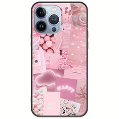 Aesthetic Pink iPhone 13 Pro Black TPU (Μαύρη Σιλικόνη)
