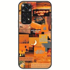 Aesthetic Orange Xiaomi Redmi Note 11 / 11s Black TPU (Μαύρη Σιλικόνη)