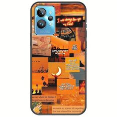 Aesthetic Orange Realme GT2 Pro Black TPU (Μαύρη Σιλικόνη)
