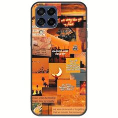 Aesthetic Orange Samsung Galaxy M53 5G Black TPU (Μαύρη Σιλικόνη)