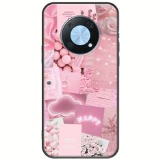 Aesthetic Pink Huawei Nova Y90 Black TPU (Μαύρη Σιλικόνη)