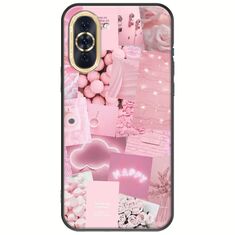 Aesthetic Pink Huawei Nova 10 Black TPU (Μαύρη Σιλικόνη)