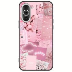 Aesthetic Pink Huawei Nova 10 Pro Black TPU (Μαύρη Σιλικόνη)