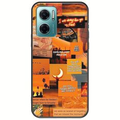 Aesthetic Orange Xiaomi Redmi 10 5G Black TPU (Μαύρη Σιλικόνη)