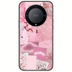 Aesthetic Pink Honor Magic 5 Lite 5G Black TPU (Μαύρη Σιλικόνη)