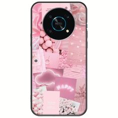 Aesthetic Pink Honor Magic 4 Lite 5G Black TPU (Μαύρη Σιλικόνη)