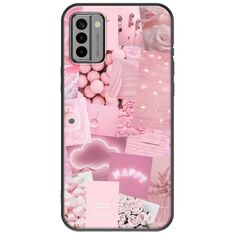 Aesthetic Pink Nokia G22 Black TPU (Μαύρη Σιλικόνη)