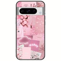 Aesthetic Pink Google Pixel 8 Pro 5G Black TPU (Μαύρη Σιλικόνη)
