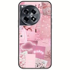 Aesthetic Pink OnePlus 12 5G Black TPU (Μαύρη Σιλικόνη)