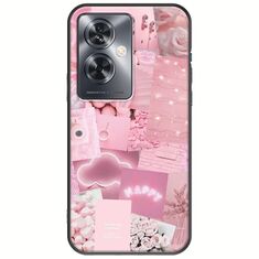 Aesthetic Pink Oppo A79 5G Black TPU (Μαύρη Σιλικόνη)