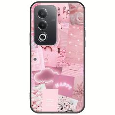 Aesthetic Pink Oppo A80 5G Black TPU (Μαύρη Σιλικόνη)