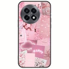 Aesthetic Pink OnePlus 13R 5G Black TPU (Μαύρη Σιλικόνη)