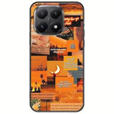 Aesthetic Orange Xiaomi 15T 5G Black TPU (Μαύρη Σιλικόνη)