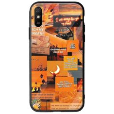 Aesthetic Orange Xiaomi Redmi 9A Groove TPU (Tempered Glass και TPU)