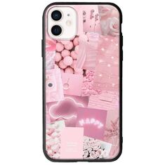 Aesthetic Pink iPhone 12 Groove TPU (Tempered Glass και TPU)