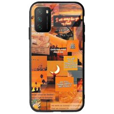 Aesthetic Orange Xiaomi Poco M3 Groove TPU (Tempered Glass και TPU)