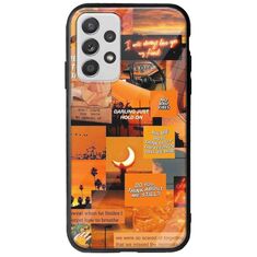 Aesthetic Orange Samsung Galaxy A32 5G Groove TPU (Tempered Glass και TPU)