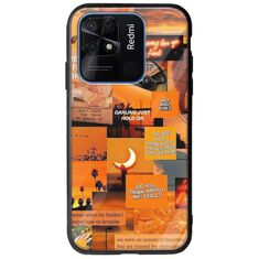 Aesthetic Orange Xiaomi Redmi 10C Groove TPU (Tempered Glass και TPU)