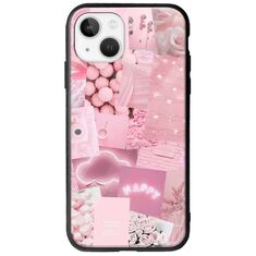 Aesthetic Pink iPhone 14 Groove TPU (Tempered Glass και TPU)