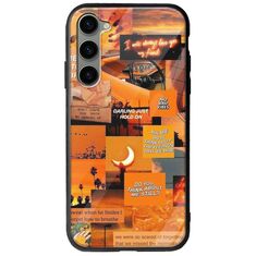 Aesthetic Orange Samsung Galaxy S23 5G Groove TPU (Tempered Glass και TPU)
