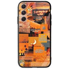 Aesthetic Orange Samsung Galaxy A14 5G Groove TPU (Tempered Glass και TPU)