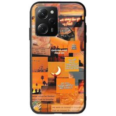 Aesthetic Orange Xiaomi Poco X5 Pro 5G Groove TPU (Tempered Glass και TPU)