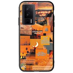 Aesthetic Orange Xiaomi Poco F5 Pro 5G Groove TPU (Tempered Glass και TPU)