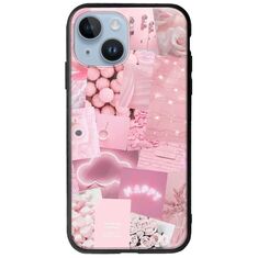 Aesthetic Pink iPhone 15 Groove TPU (Tempered Glass και TPU)