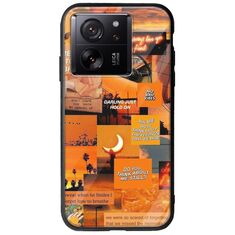 Aesthetic Orange Xiaomi 13T 5G Groove TPU (Tempered Glass και TPU)