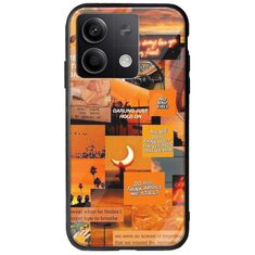Aesthetic Orange Xiaomi Redmi Note 13 Pro 5G Groove TPU (Tempered Glass και TPU)