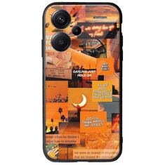 Aesthetic Orange Xiaomi Redmi Note 13 Pro Plus 5G Groove TPU (Tempered Glass και TPU)