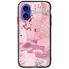 Aesthetic Pink iPhone 16 Groove TPU (Tempered Glass και TPU)