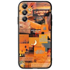 Aesthetic Orange Samsung Galaxy A16 4G / 5G Groove TPU (Tempered Glass και TPU)