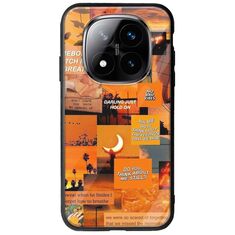 Aesthetic Orange Xiaomi Redmi Note 14 Pro+ 5G Groove TPU (Tempered Glass και TPU)
