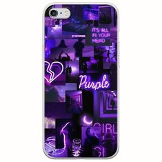 Aesthetic Purple iPhone 6 Plus / iPhone 6s Plus Flexible TPU (Διάφανη Σιλικόνη)
