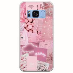 Aesthetic Pink Samsung Galaxy S8 Plus Flexible TPU (Διάφανη Σιλικόνη)