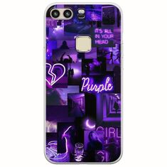 Aesthetic Purple Huawei P9 Flexible TPU (Διάφανη Σιλικόνη)