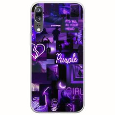 Aesthetic Purple Huawei P20 Flexible TPU (Διάφανη Σιλικόνη)