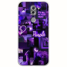 Aesthetic Purple Huawei Honor 6X Flexible TPU (Διάφανη Σιλικόνη)