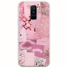 Aesthetic Pink Samsung Galaxy A6 Plus 2018 Flexible TPU (Διάφανη Σιλικόνη)