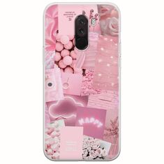 Aesthetic Pink Xiaomi Pocophone F1 Flexible TPU (Διάφανη Σιλικόνη)