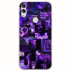Aesthetic Purple Huawei Honor 10 Lite Flexible TPU (Διάφανη Σιλικόνη)