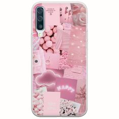 Aesthetic Pink Samsung Galaxy A50 Flexible TPU (Διάφανη Σιλικόνη)
