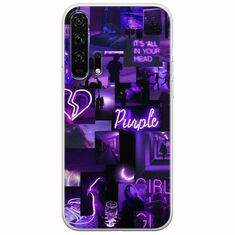 Aesthetic Purple Huawei Honor 20 Pro Flexible TPU (Διάφανη Σιλικόνη)