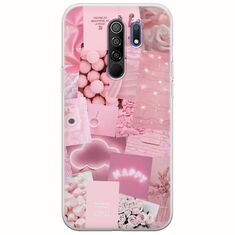 Aesthetic Pink Xiaomi Redmi 9 Flexible TPU (Διάφανη Σιλικόνη)