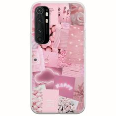 Aesthetic Pink Xiaomi Mi Note 10 Lite Flexible TPU (Διάφανη Σιλικόνη)