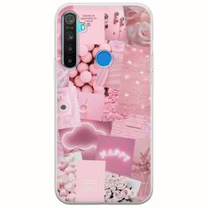 Aesthetic Pink Realme 5/5i/5s Flexible TPU (Διάφανη Σιλικόνη)