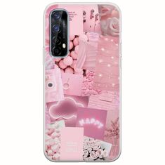 Aesthetic Pink Realme 7 Flexible TPU (Διάφανη Σιλικόνη)